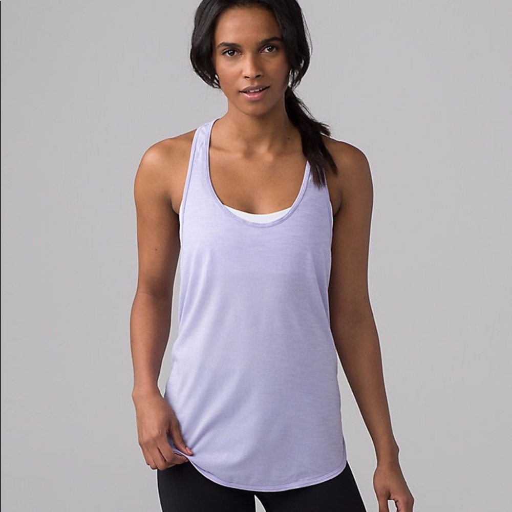 lululemon athletica Lavender Racerback Tank Top